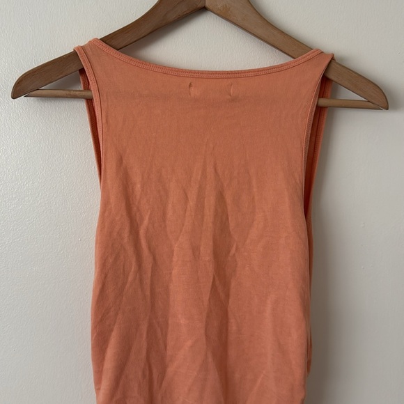 L*Space S Wildwood Cotton Dress in Orange - Picture 8 of 10